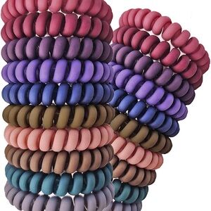 NWOT Colorful Spiral Hair Ties